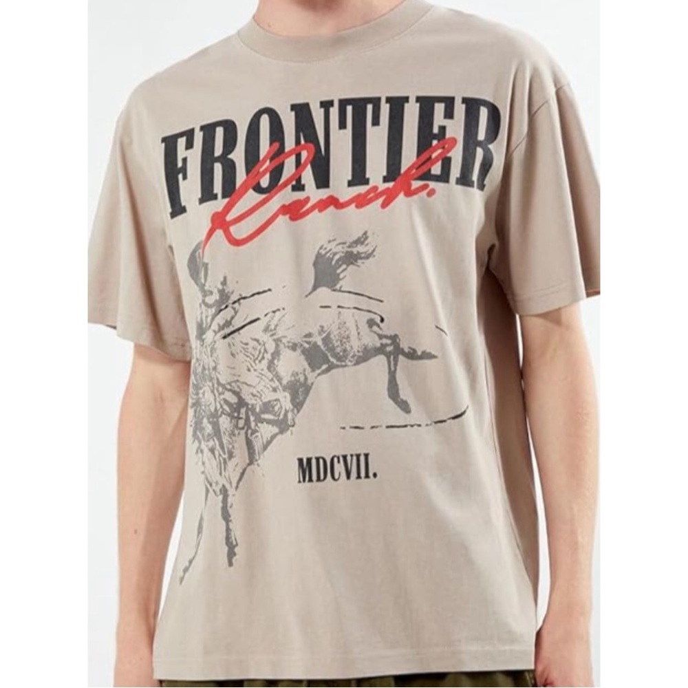 PacSun: Frontier Ranch Oversized Tee Nwt - Picture 8 of 10